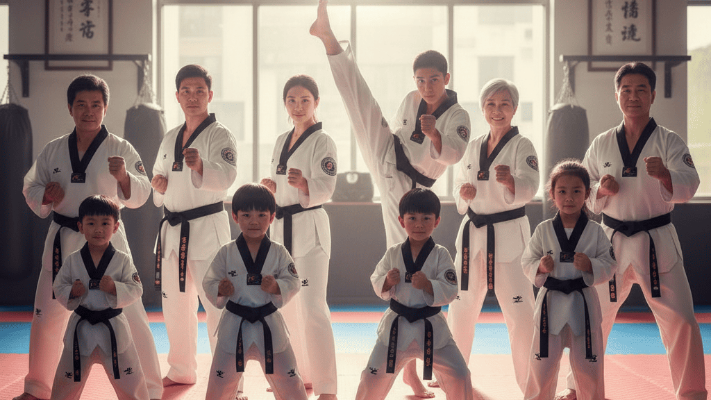 Benefícios do taekwondo transformação para todas as idades