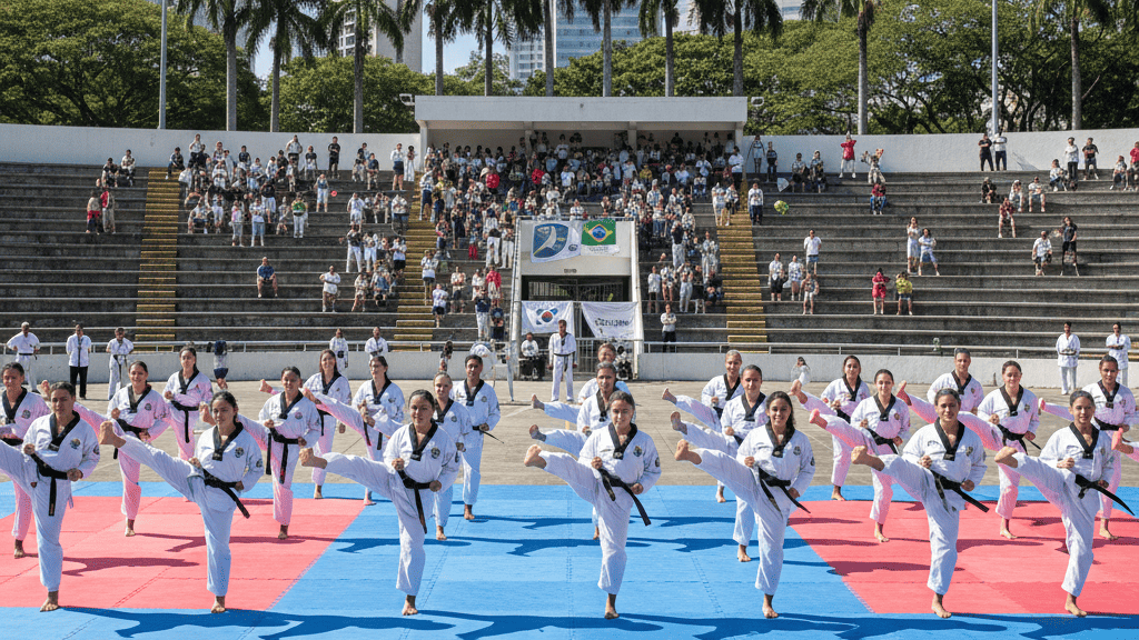 O taekwondo no Brasil mais de 50 anos de tradição