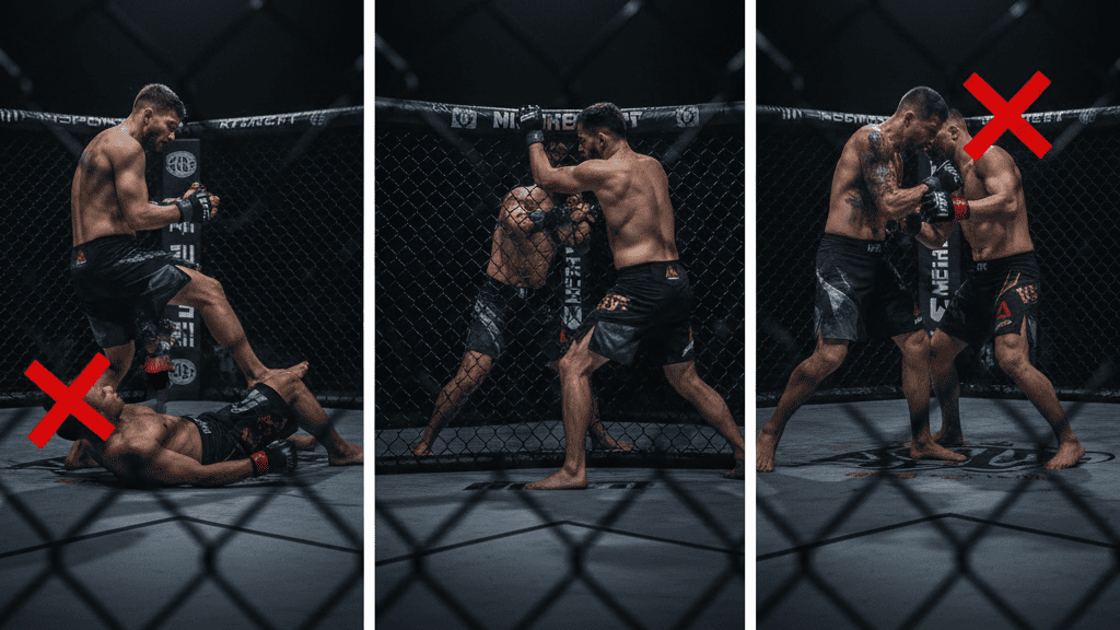 Golpes e ações proibidas no MMA