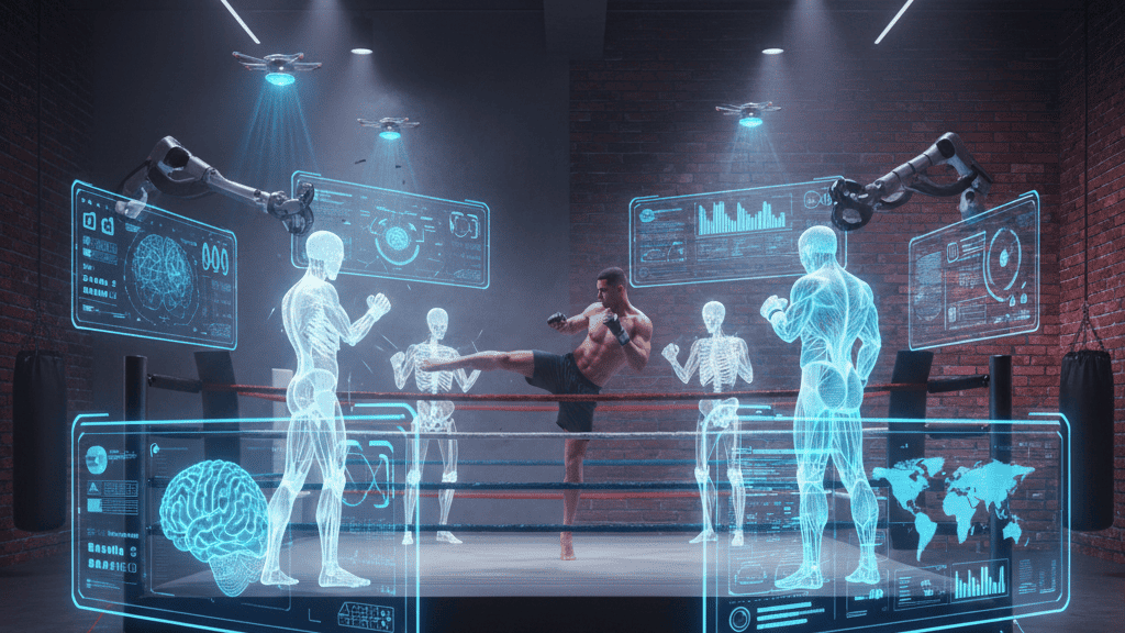 O futuro da inteligência artificial nos esportes de combate