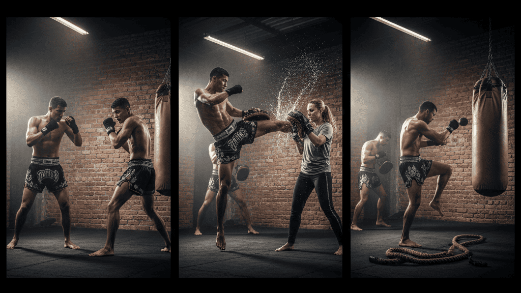 Quais são os principais exercícios do treino de Muay Thai?