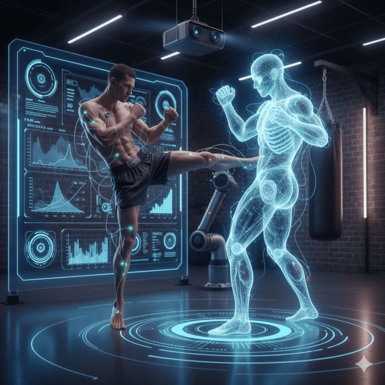 Treino com inteligência artificial: como a IA revoluciona esportes de combate