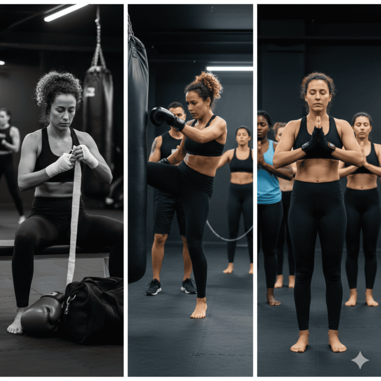 Treino de lutas para mulheres: o que esperar e como funciona na prática