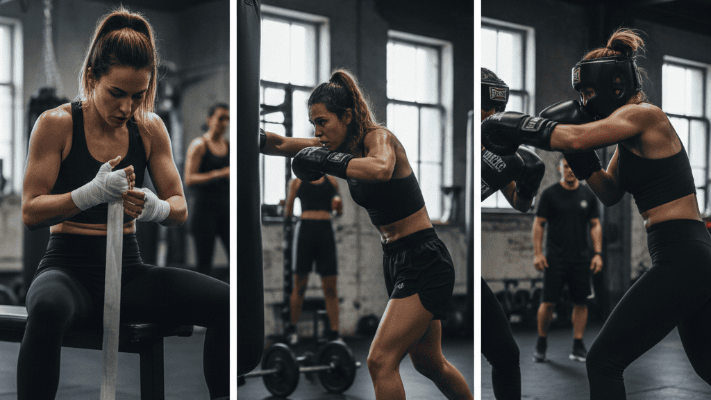 Como é o treino de boxe na prática