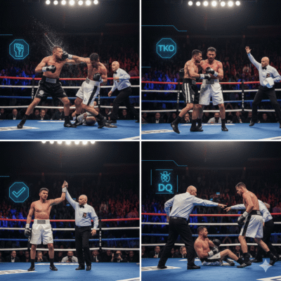 Como um boxeador pode vencer uma luta