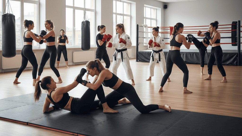 Modalidades associadas à defesa pessoal feminina
